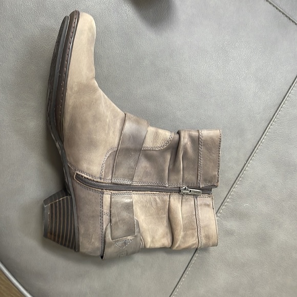 PIKOLINOS Boots Urban Grey Silver Buckle Ankle Booties Size 40 - Picture 6 of 9